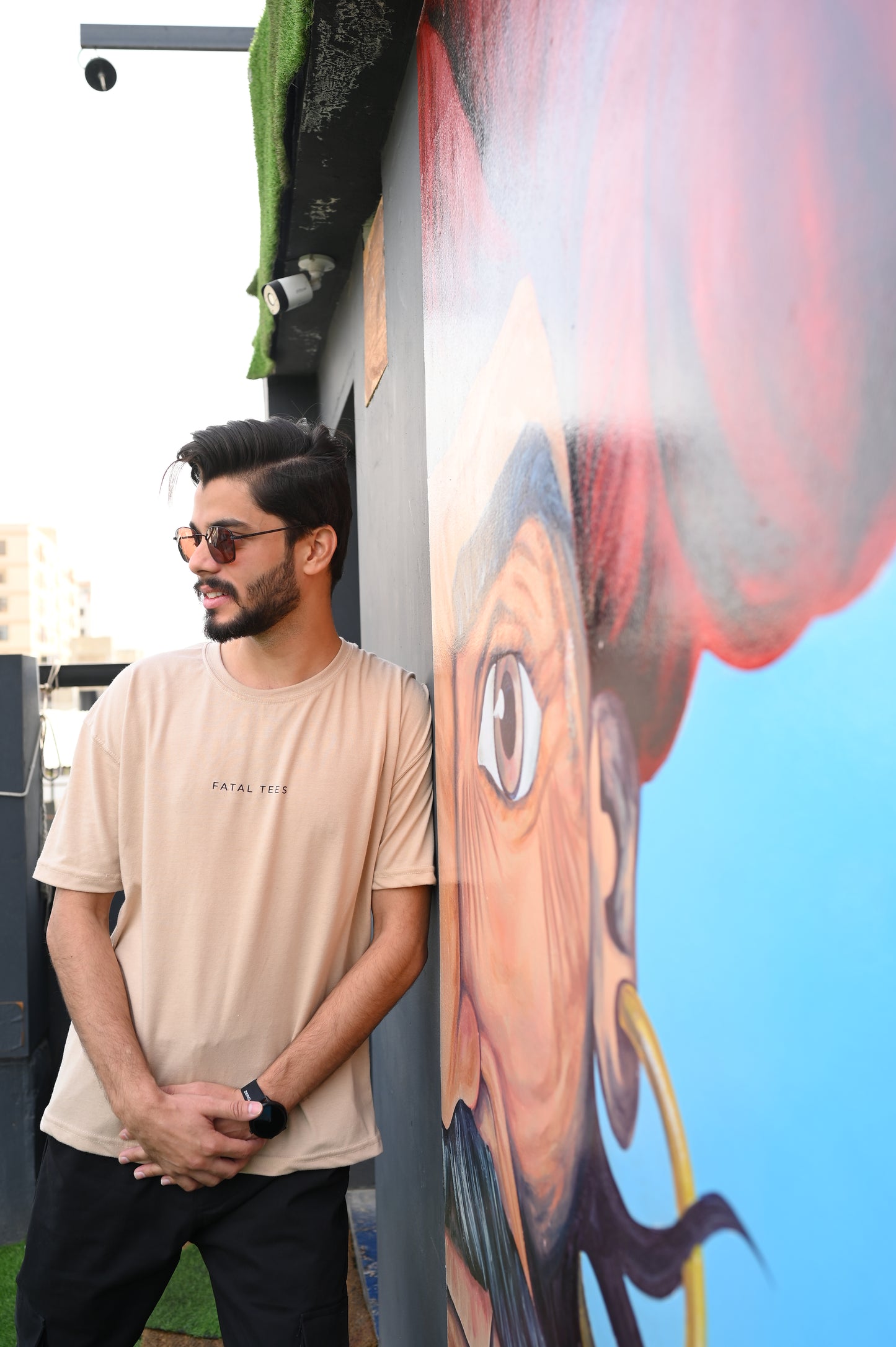 Beige Oversized T-Shirt