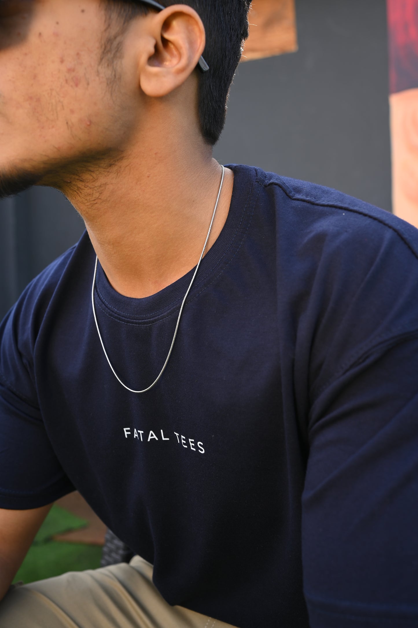 Navy Oversized T-Shirt