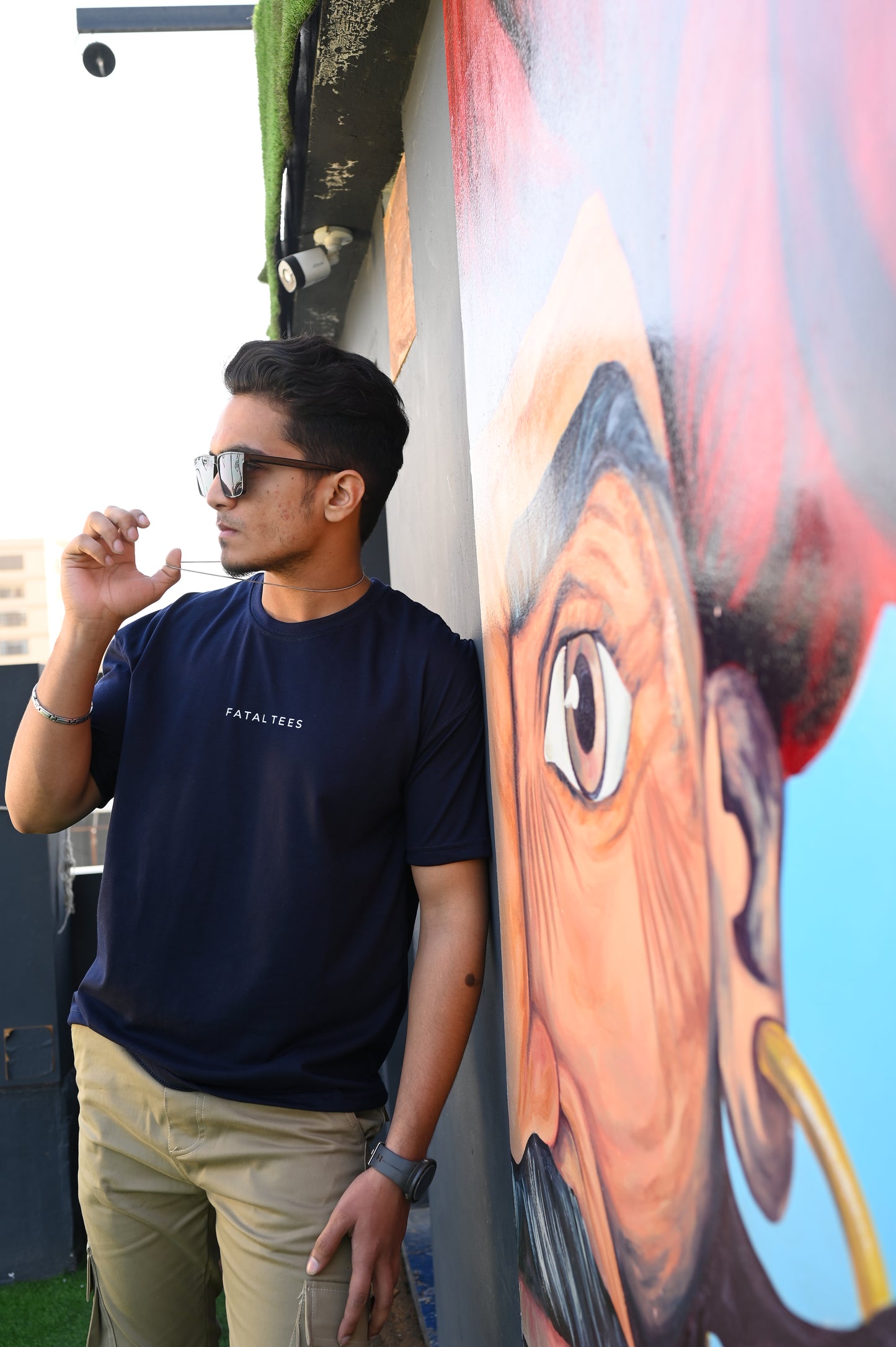 Navy Oversized T-Shirt