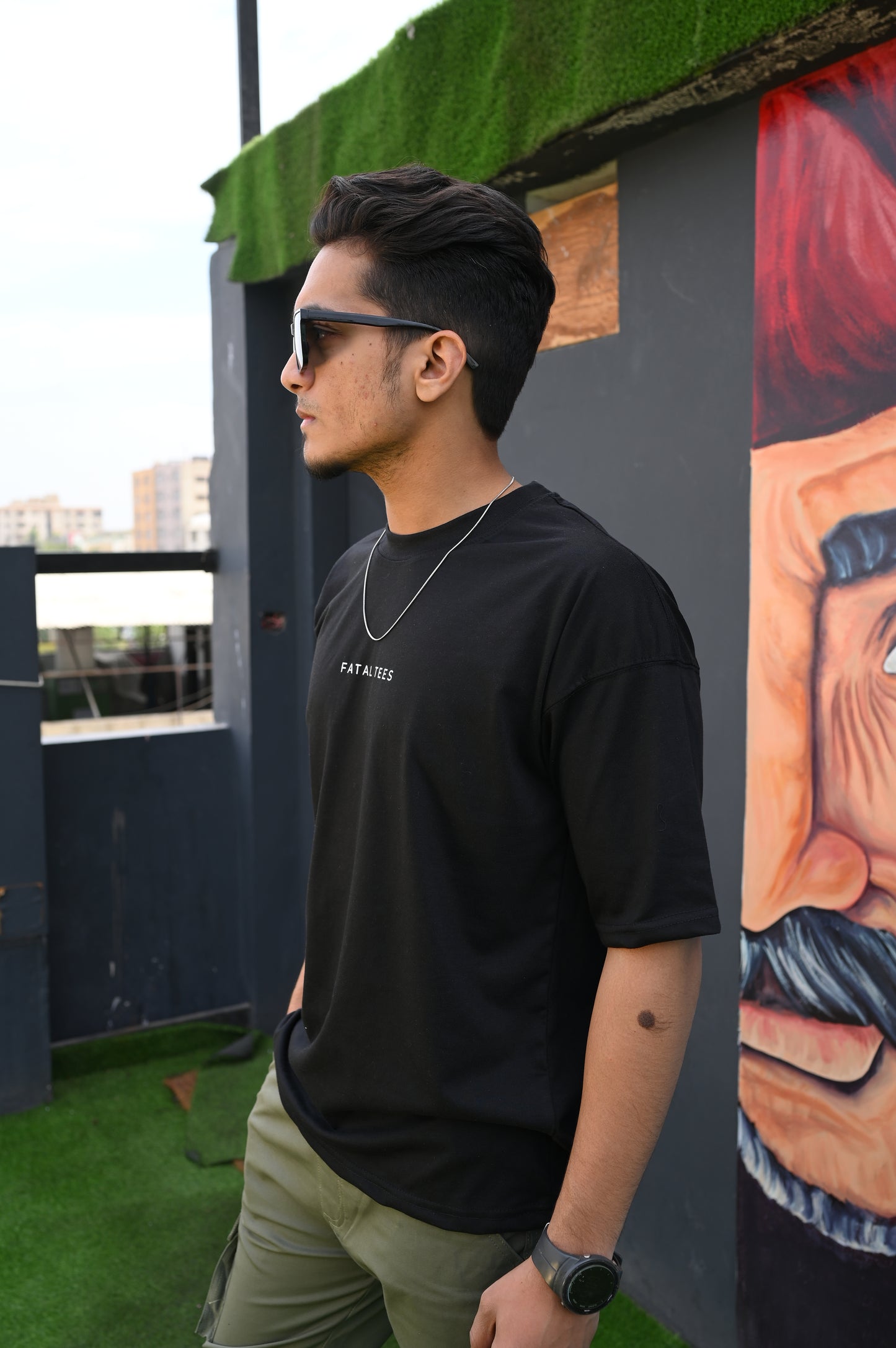 Black Oversized T-Shirt