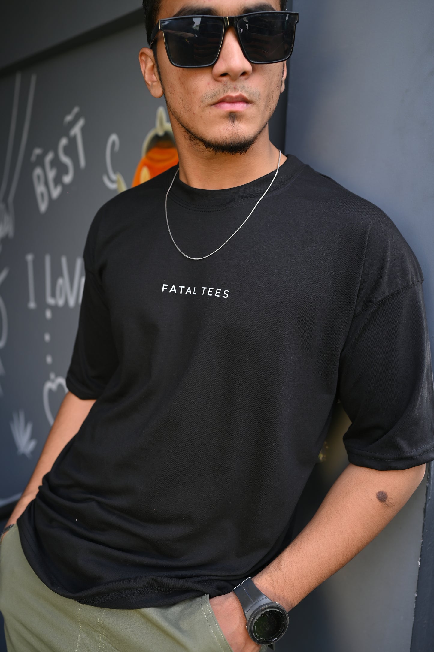 Black Oversized T-Shirt