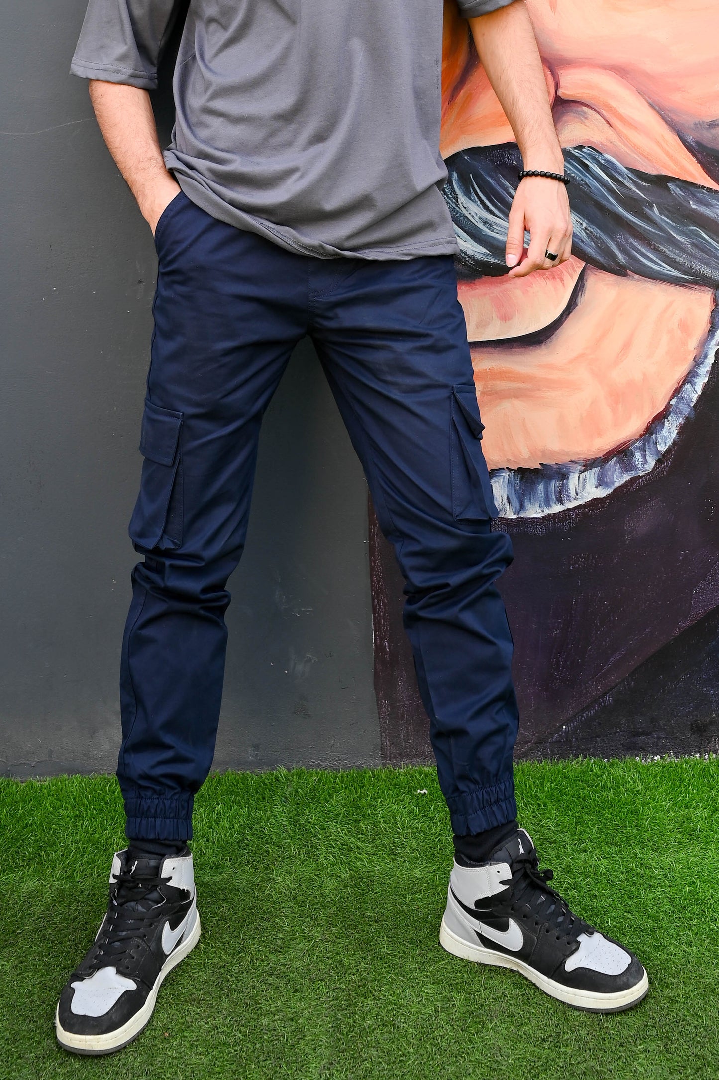Navy Cargo Pants