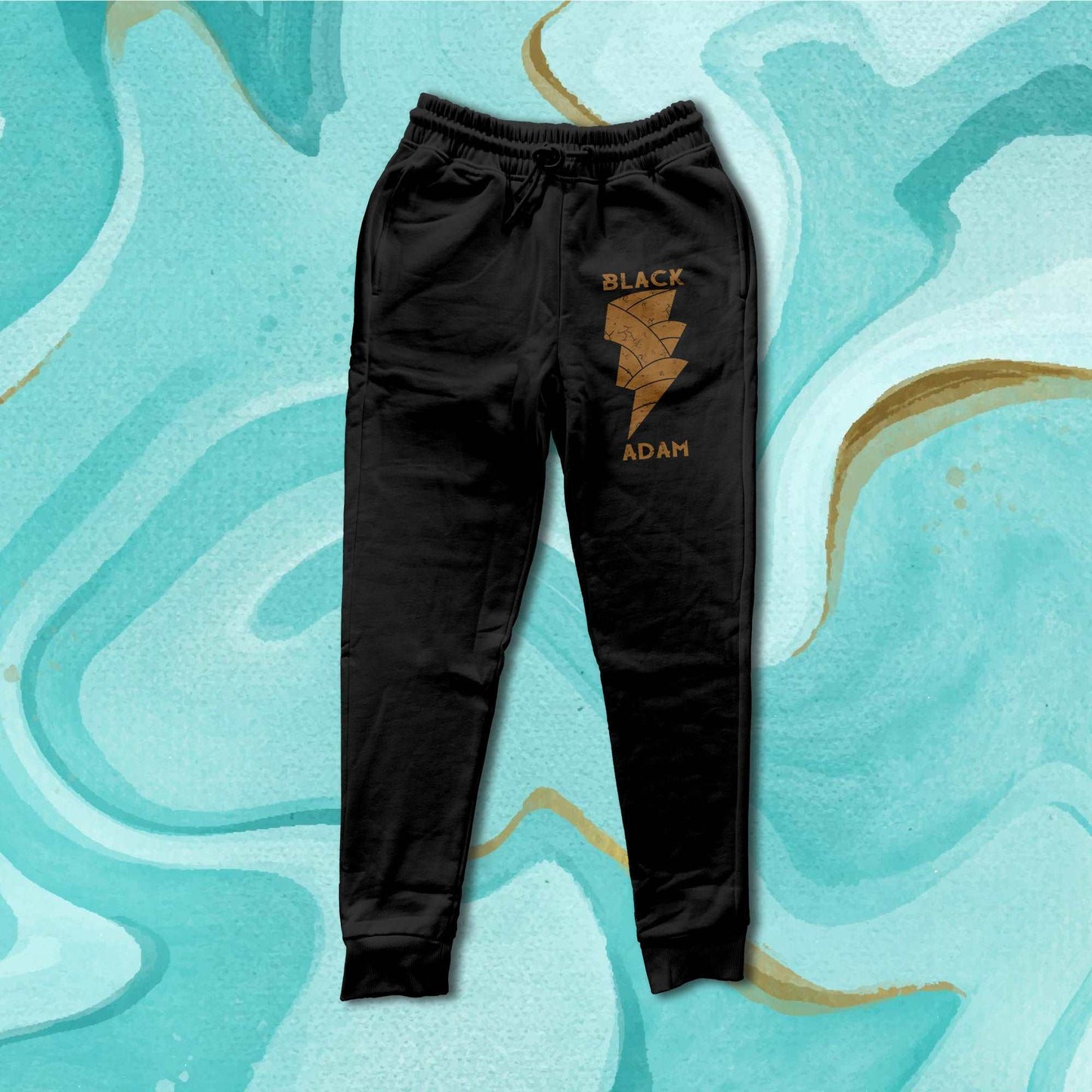 Black Adam Jogger Pants Fatal Tees