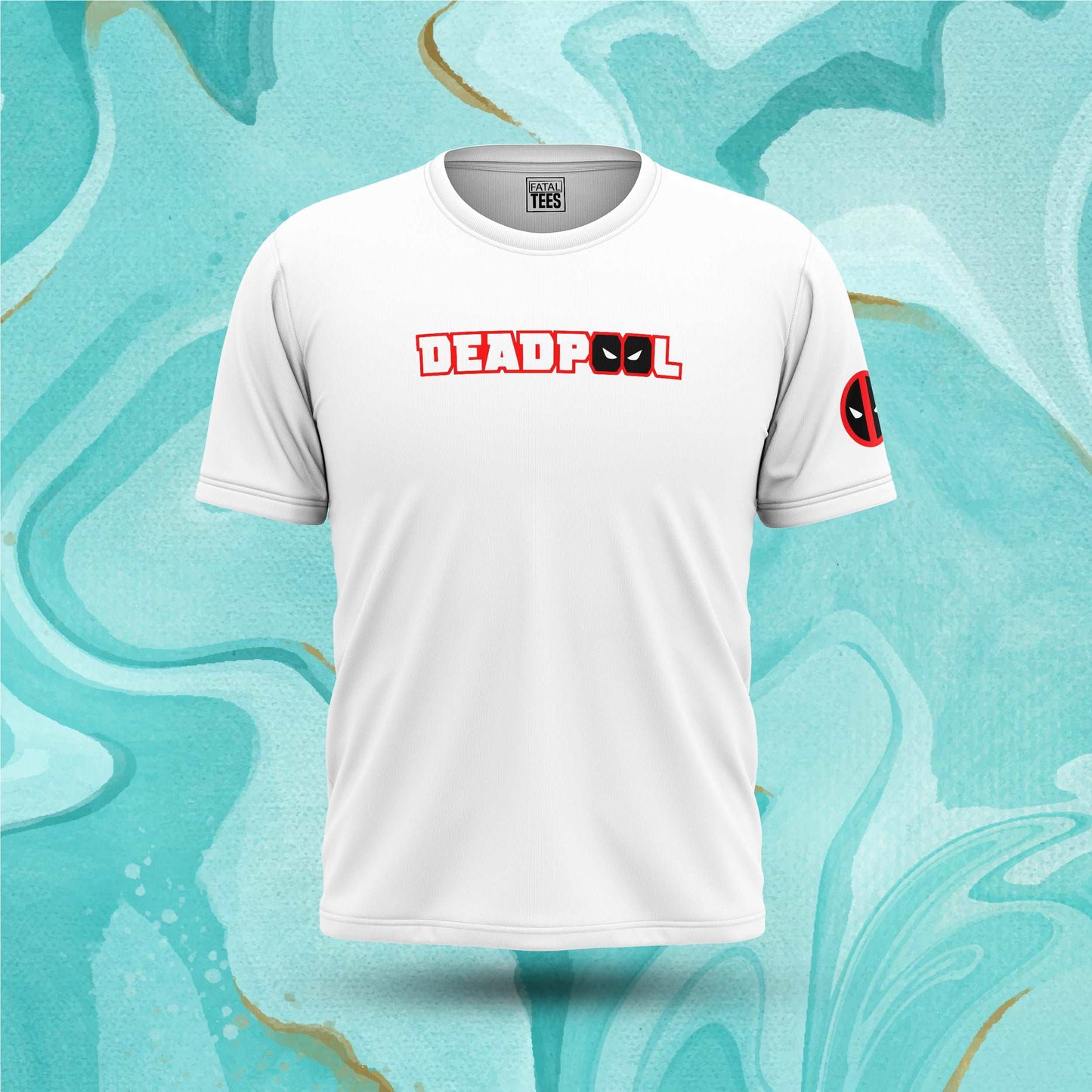 Deadpool Bang (White) Tee Fatal Tees
