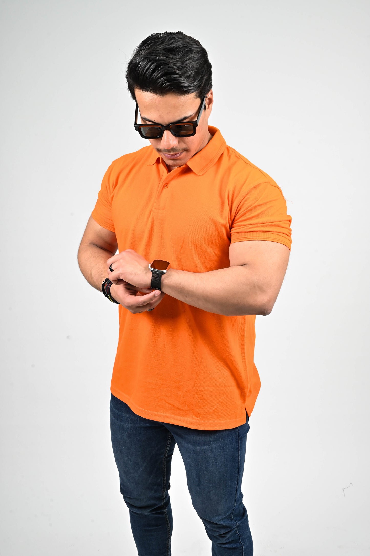 Obscure Orange Polo Tee