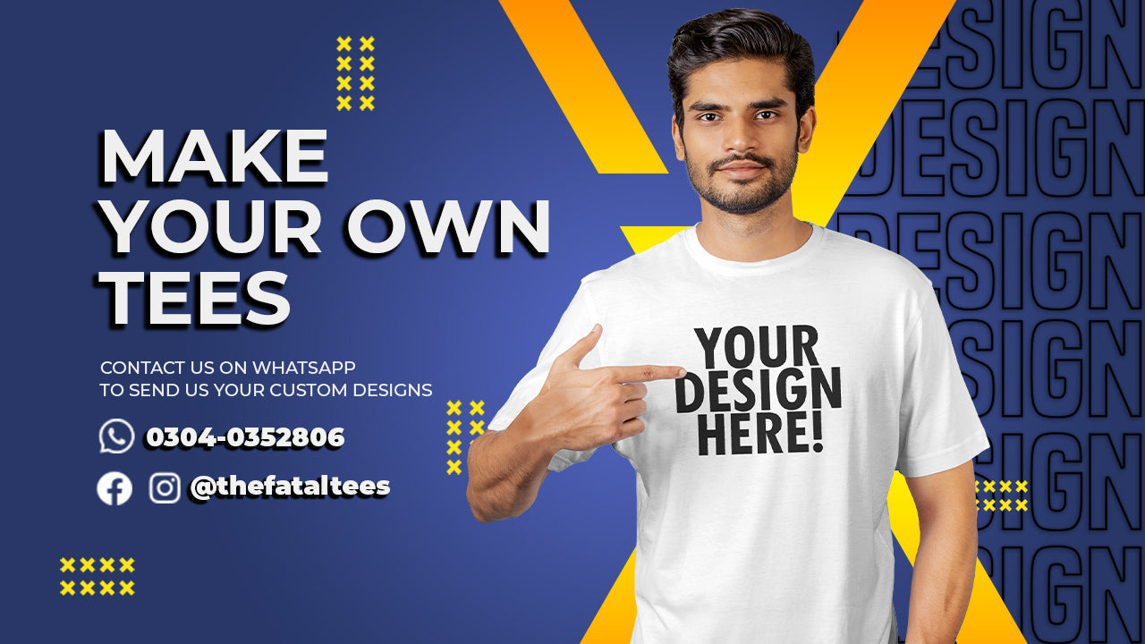 Create Your Own Customized T-Shirt Design - Upload Your Own Image or Logo and Get it Printed on Your Tee - Order Now