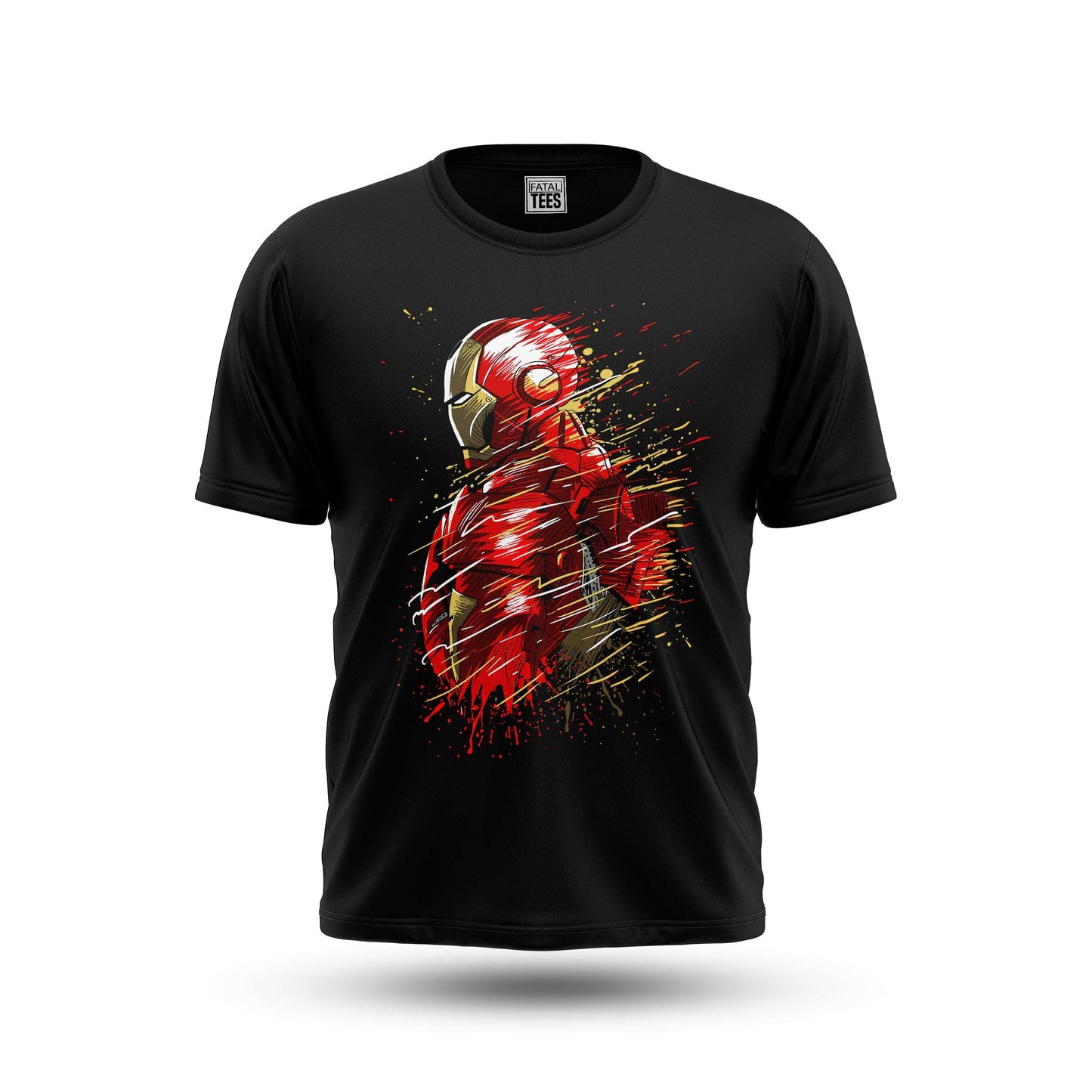 Iron Man Splatter Tee Fatal Tees