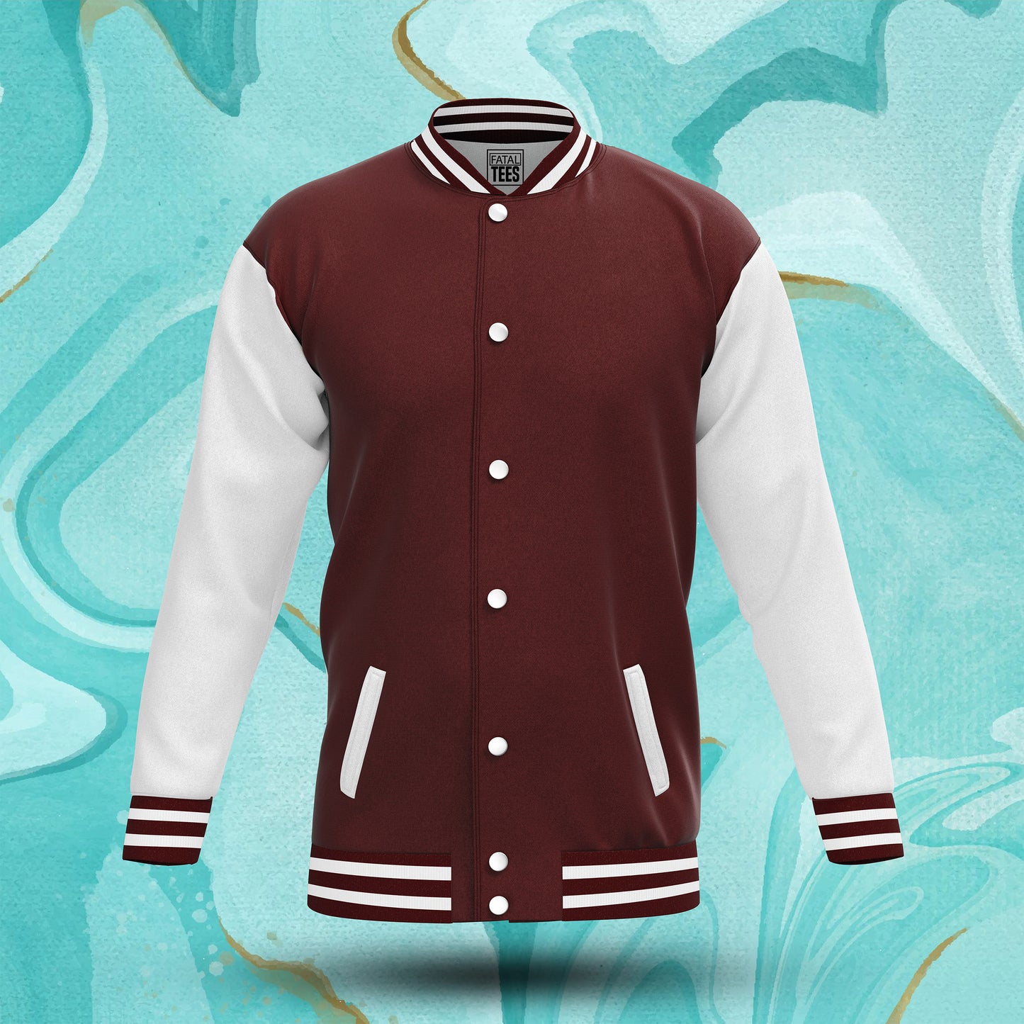 Maroon Varsity Jacket for Men & Women | Classic Style