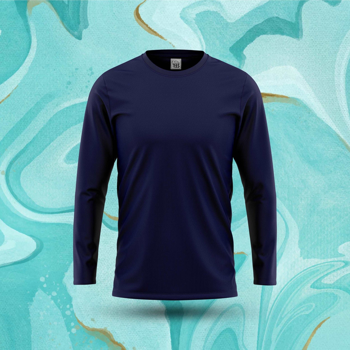 Navy Blue Plain Tee Fatal Tees