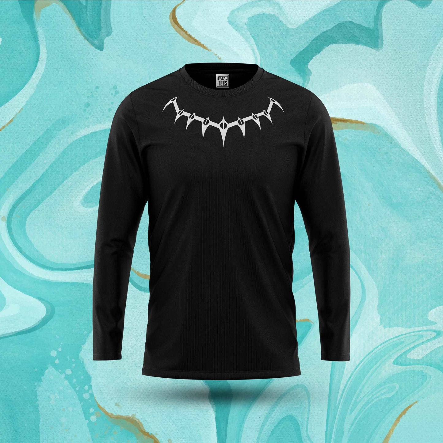 Black Panther Necklace Tee Fatal Tees