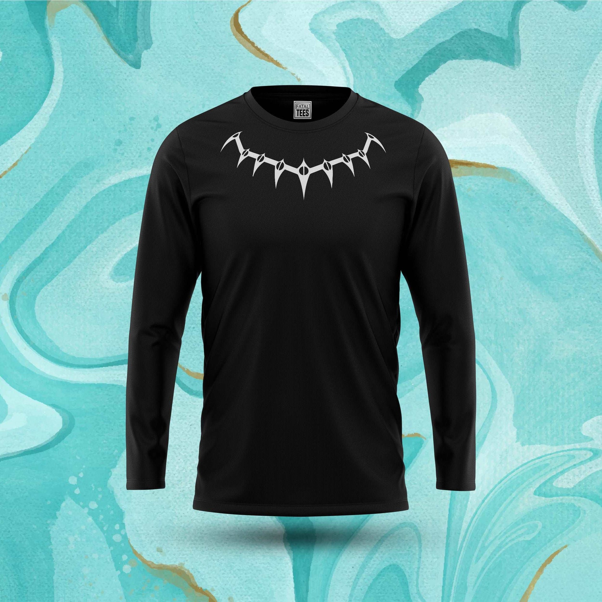 Black Panther Necklace Tee Fatal Tees