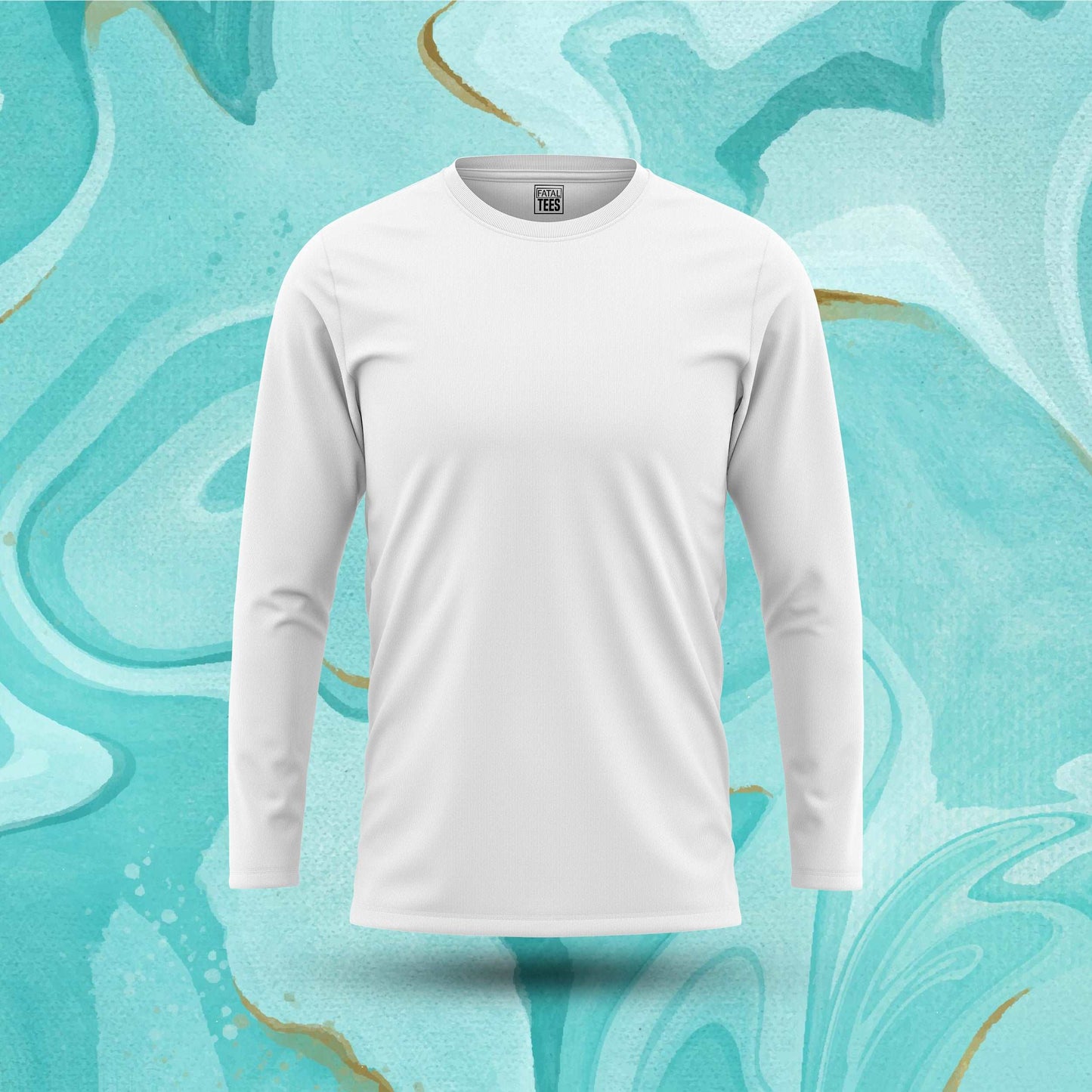 Milky White Plain Tee Fatal Tees