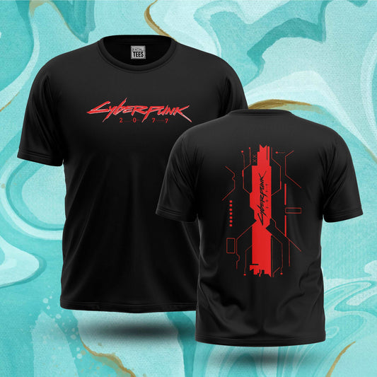 Cyberpunk - Red Tee Fatal Tees