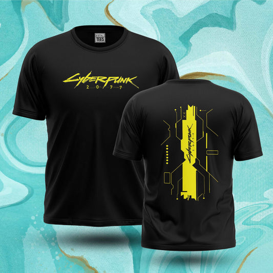 Cyberpunk - Yellow Tee Fatal Tees
