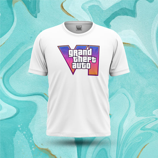 GTA VI t-shirt in Pakistan with Vice City design