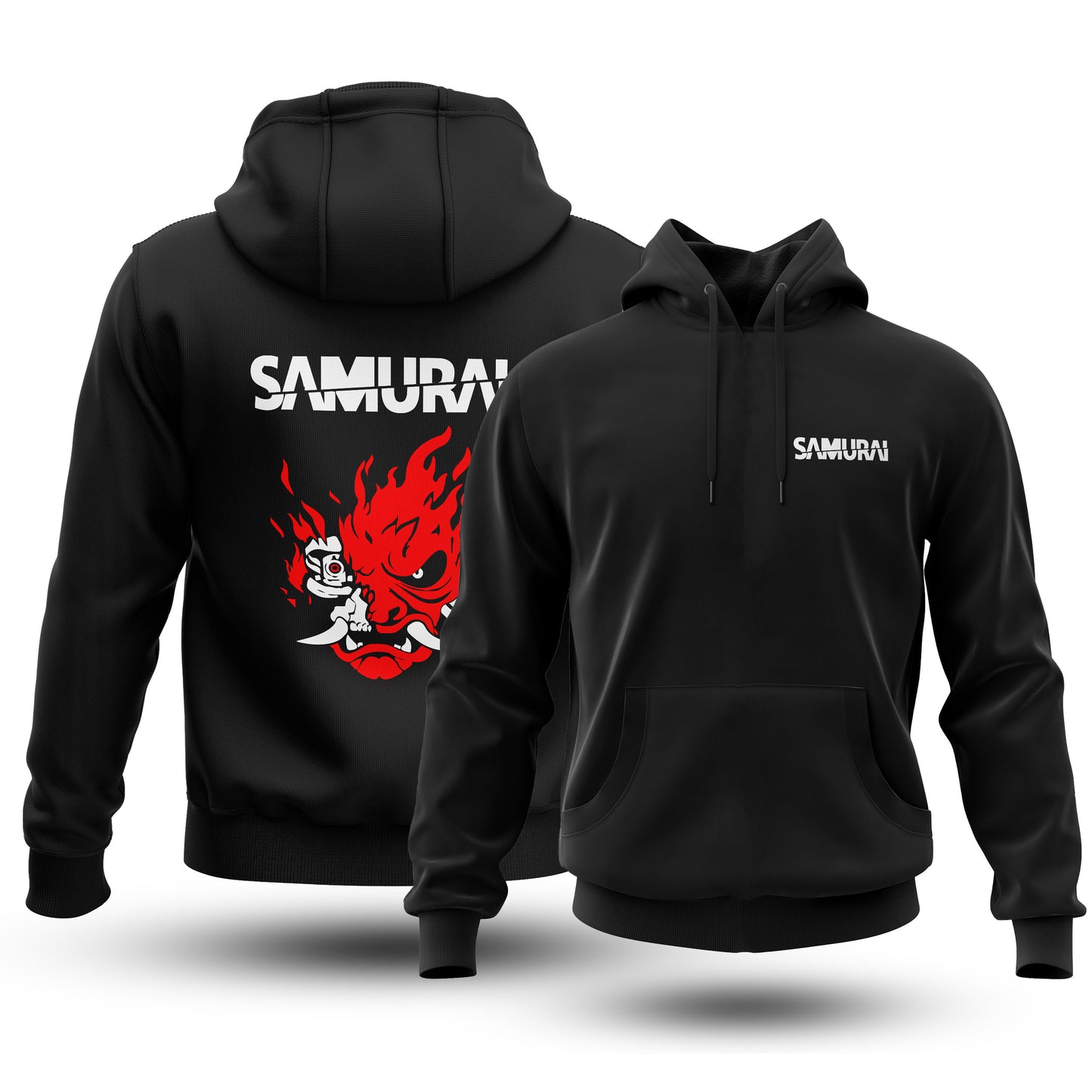 Cyberpunk Samurai Hoodie Fatal Tees