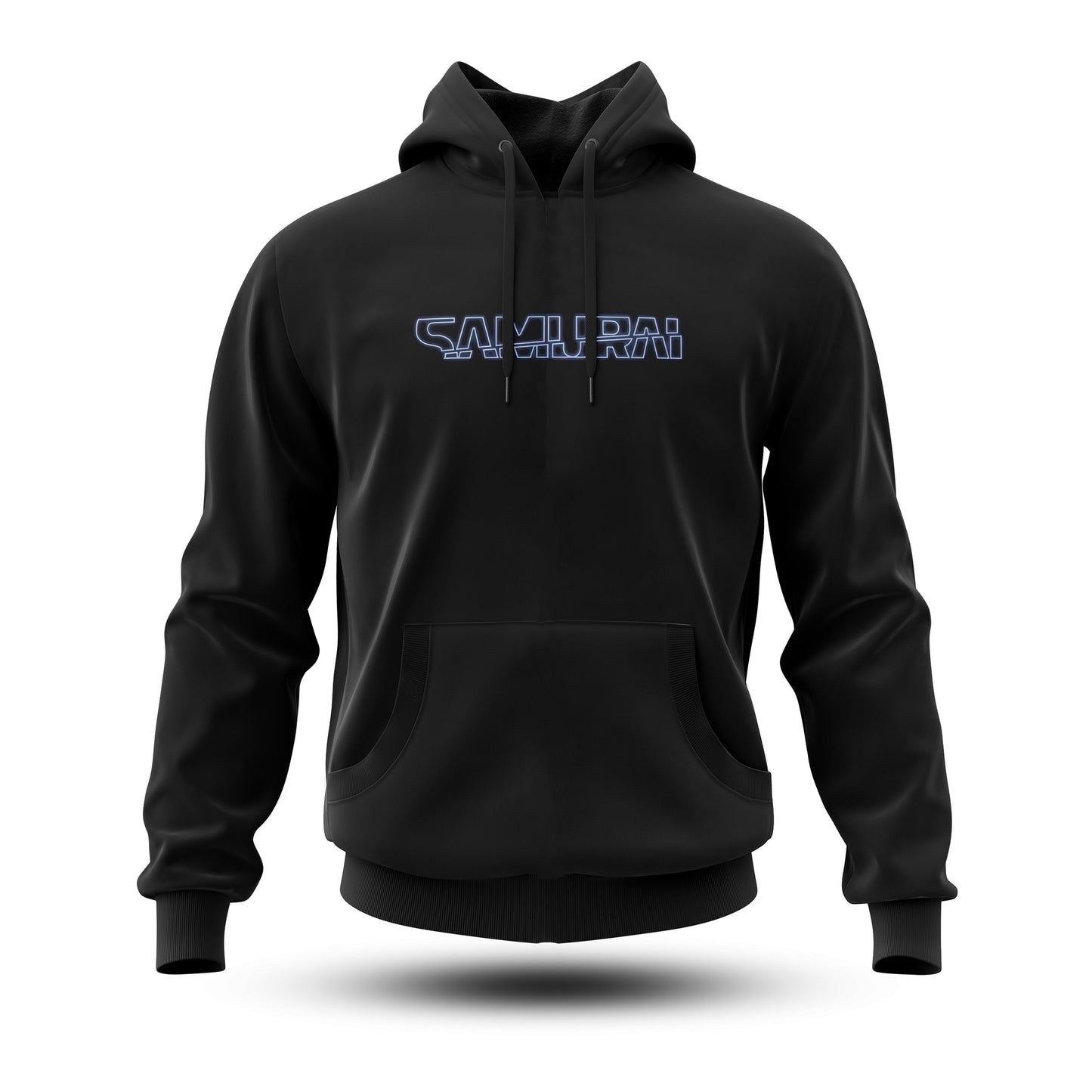 Cyberpunk Samurai Neon Hoodie Fatal Tees