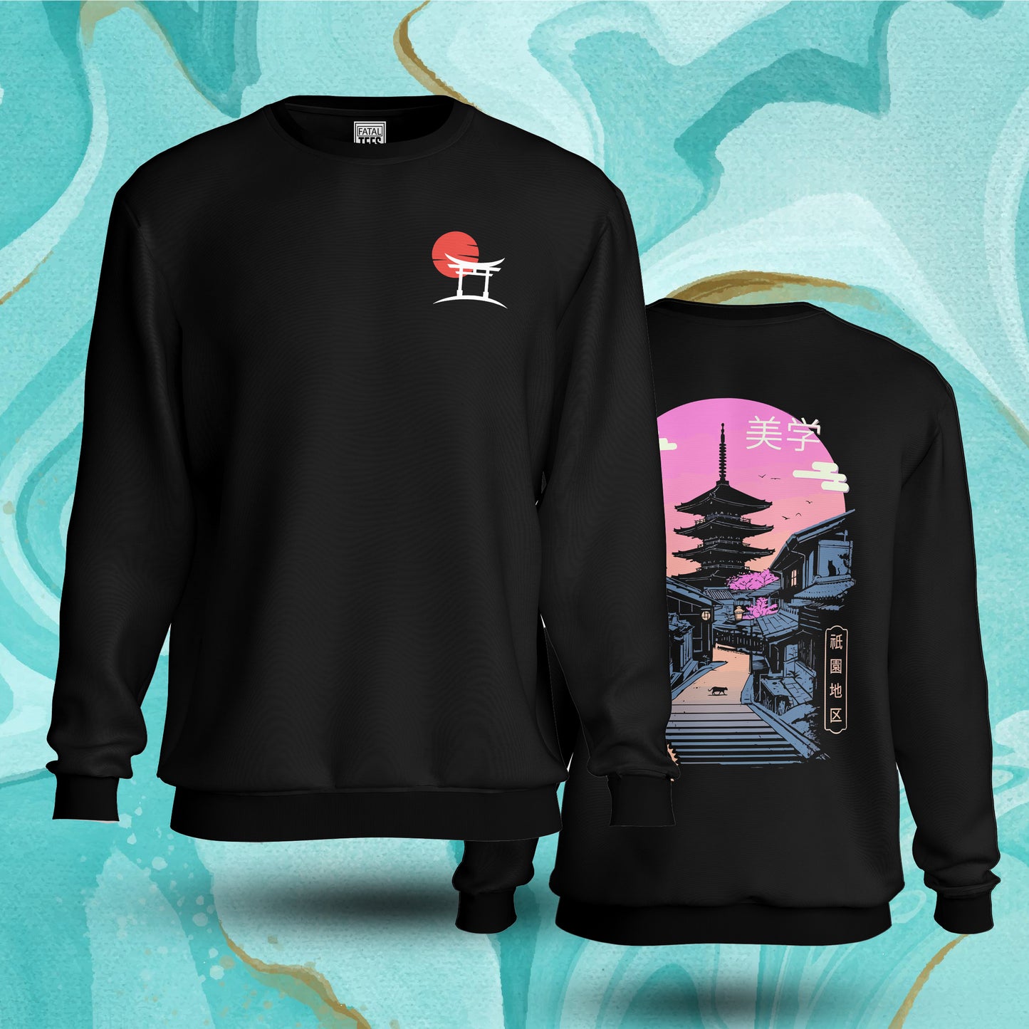 Japan Street Art Sweatshirt Fatal Tees