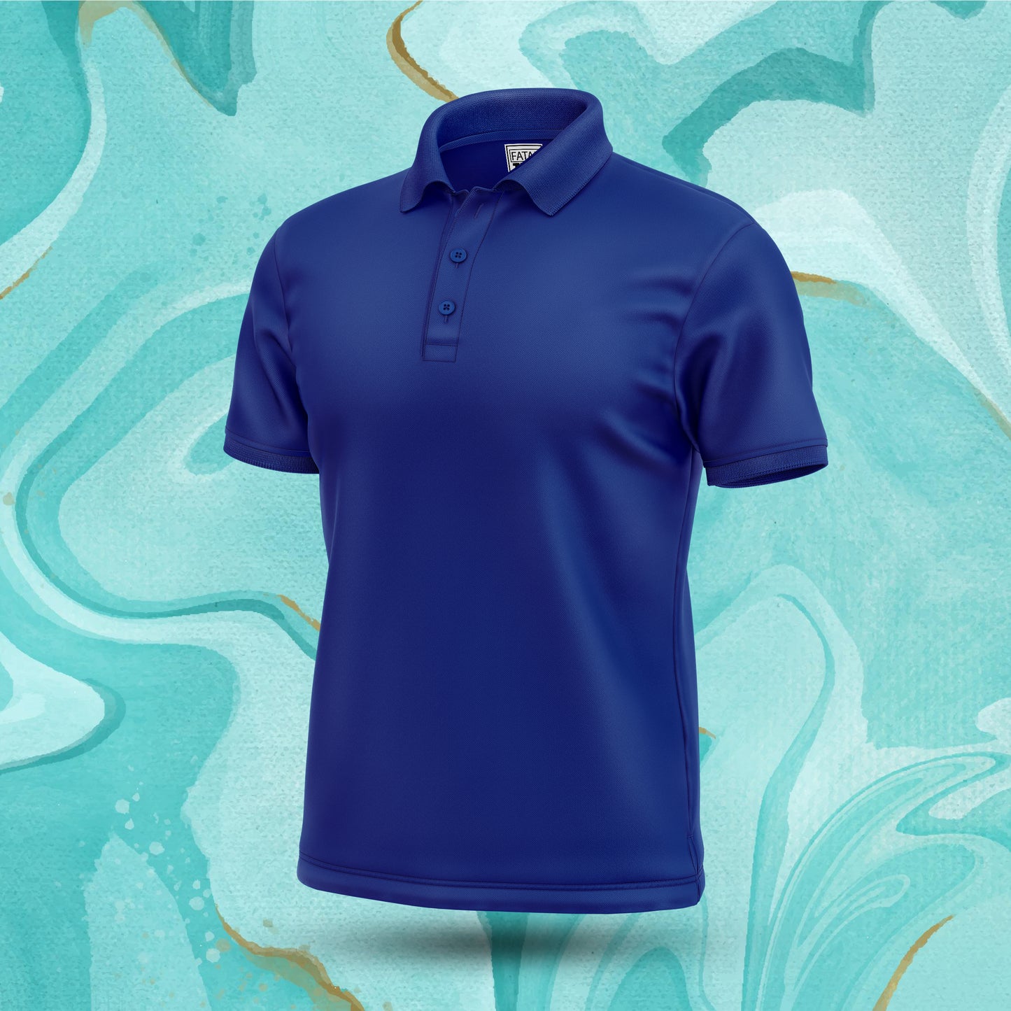 Royal Blue Polo Tee Fatal Tees
