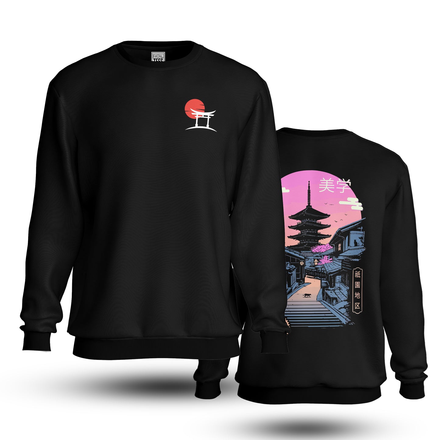 Japan Street Art Sweatshirt Fatal Tees