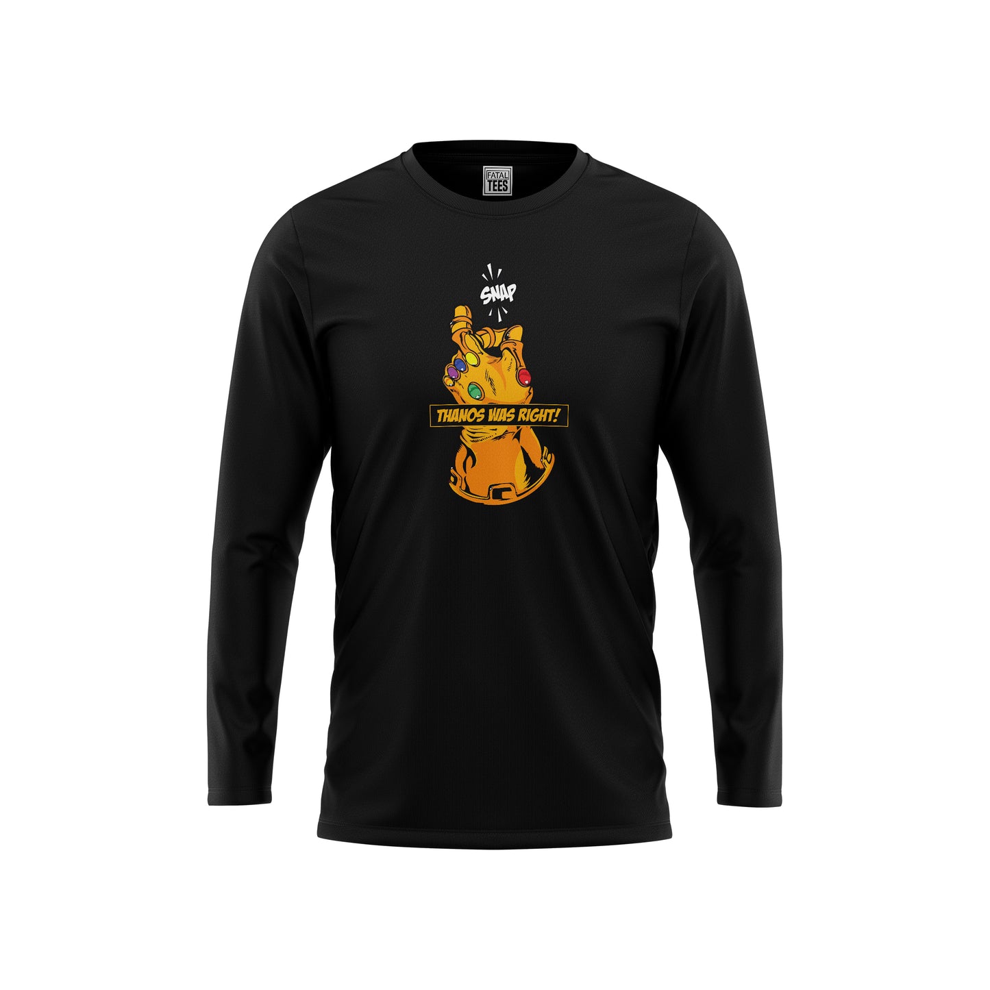 Thanos Was Right Tees Fatal Tees
