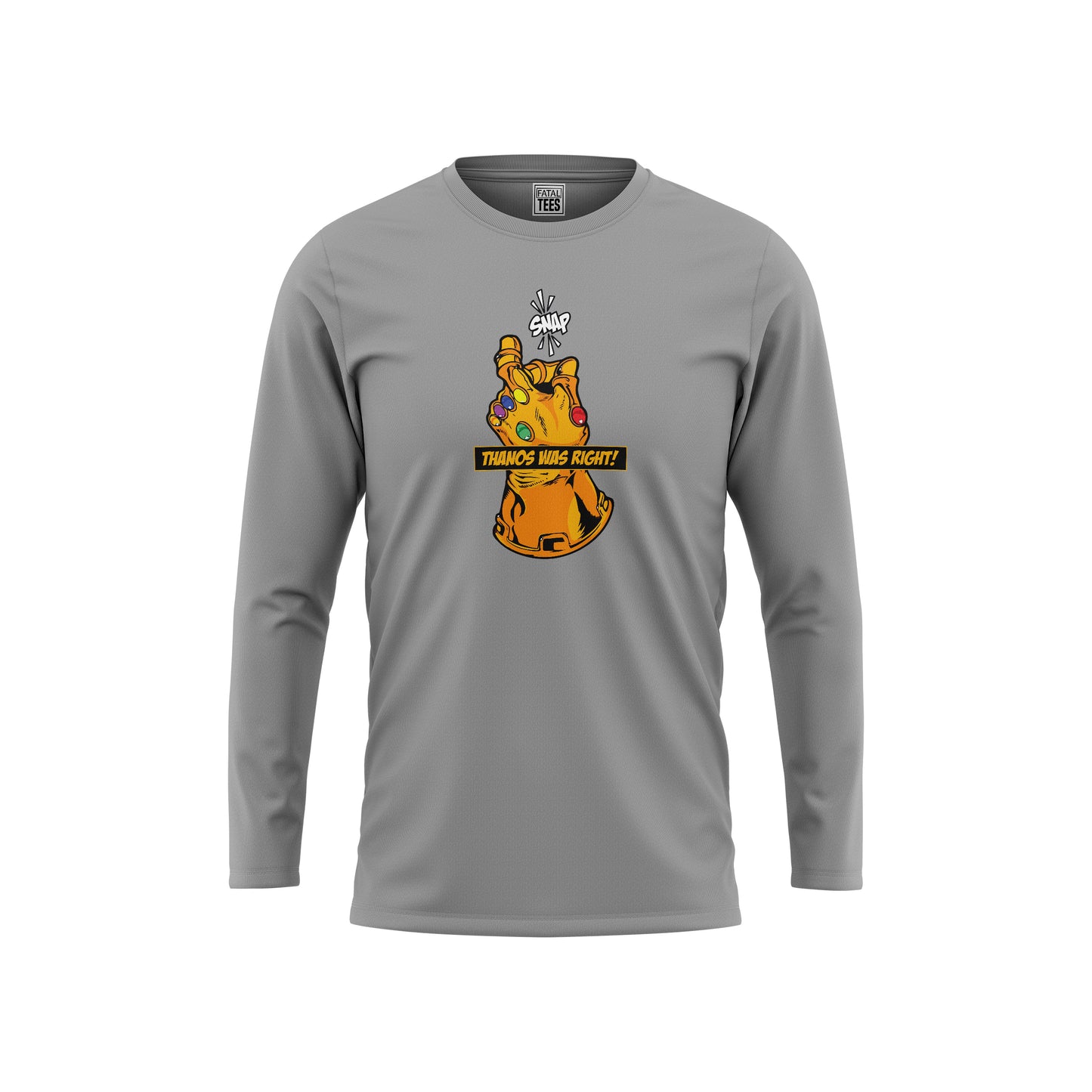 Thanos Was Right Tees Fatal Tees