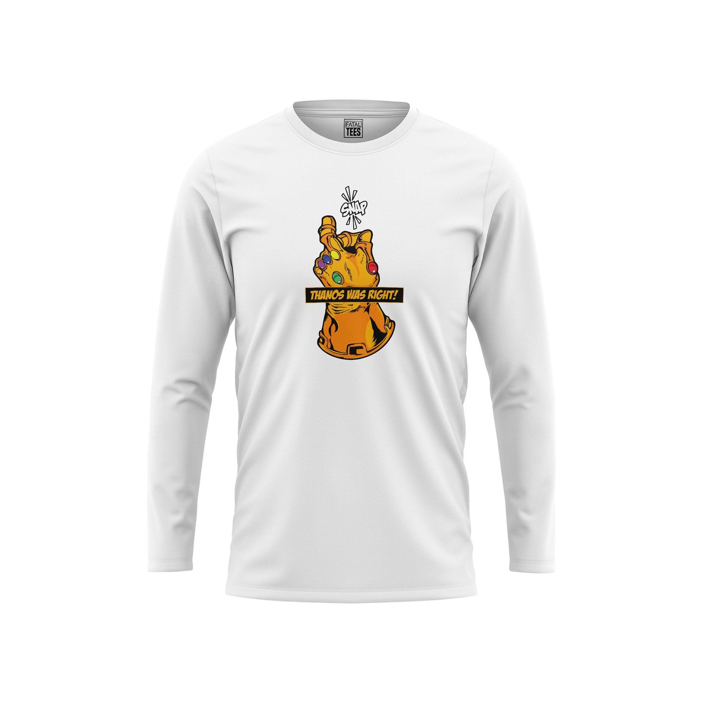 Thanos Was Right Tees Fatal Tees