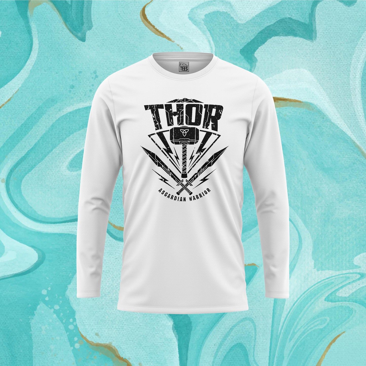 Warrior Thor (Black) Tee Fatal Tees