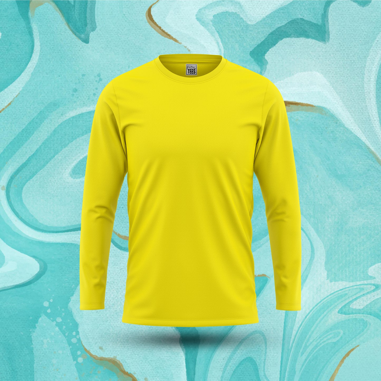 Titanium Yellow Plain Tee Fatal Tees