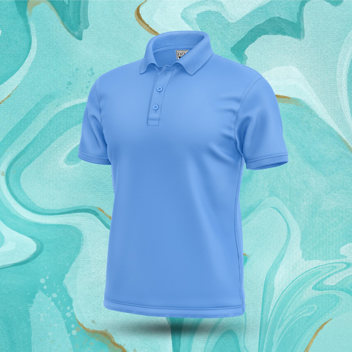 Sky Blue Polo Tee