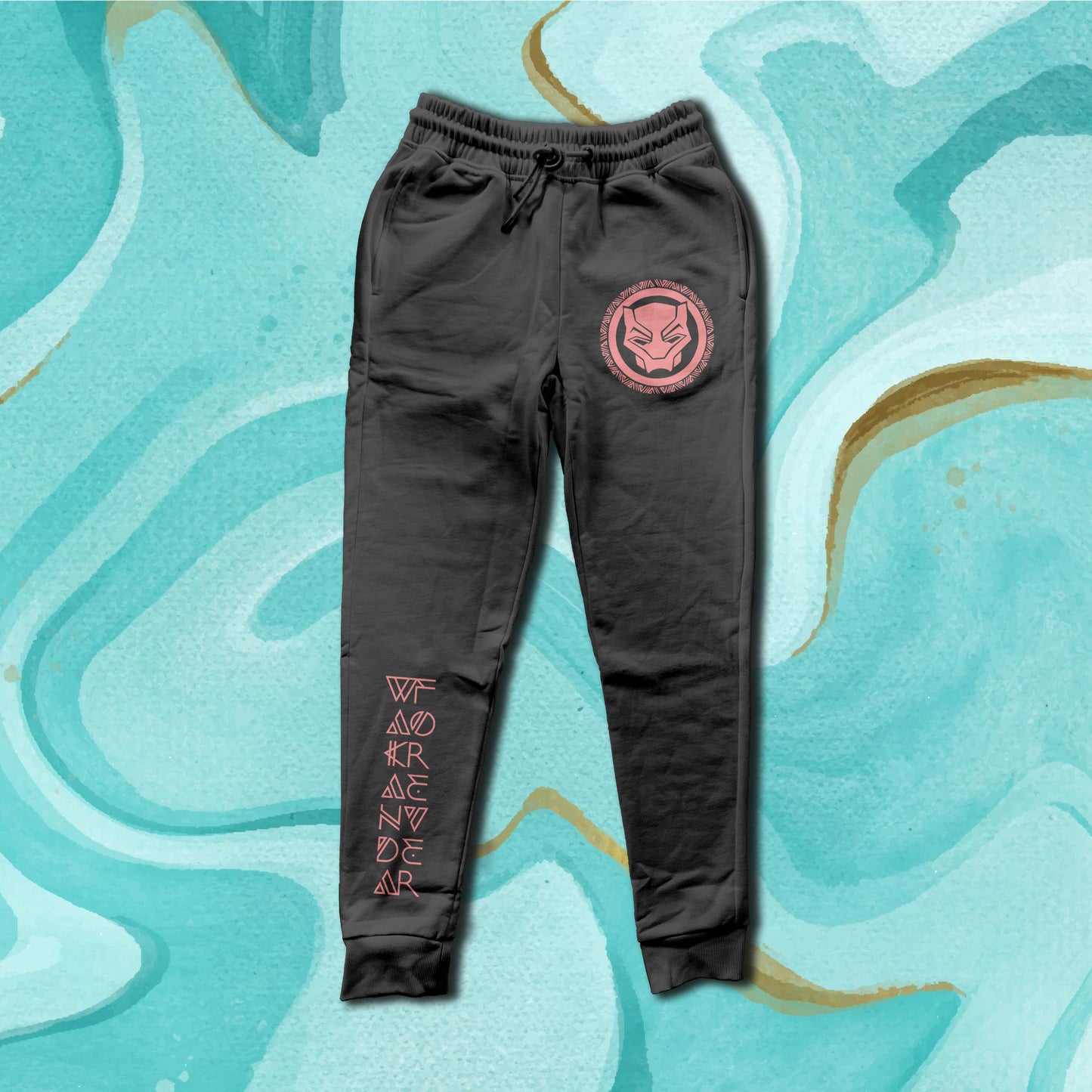 Wakanda Forever Jogger Pants Fatal Tees