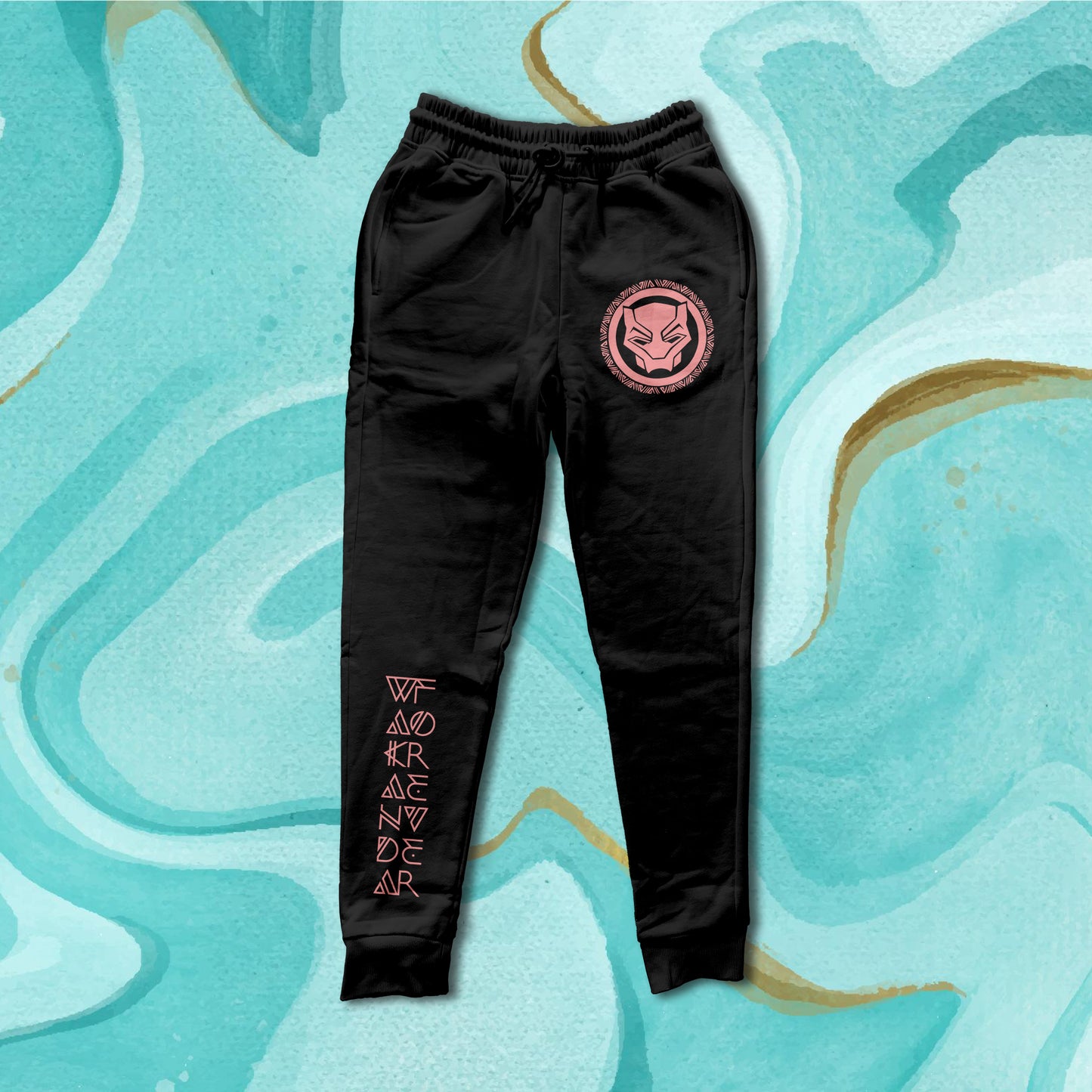 Wakanda Forever Jogger Pants Fatal Tees
