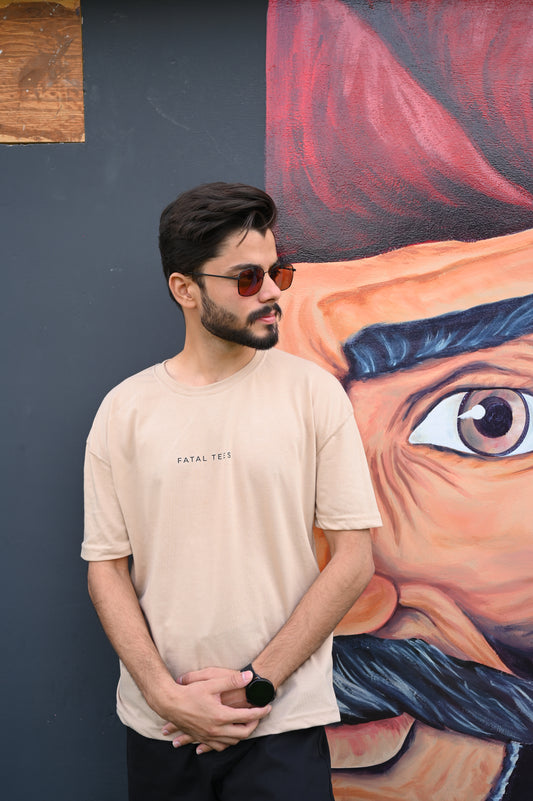 Beige Oversized T-Shirt