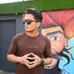 Brown Oversized T-Shirt