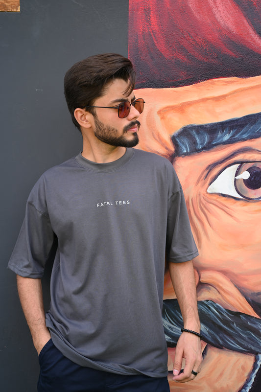 Steel Grey Oversized T-Shirt