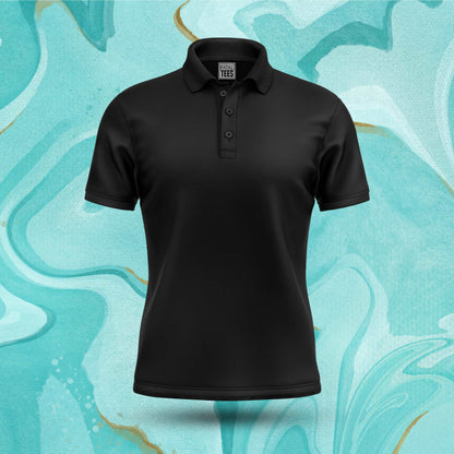 Blazing Black Polo Tee Fatal Tees