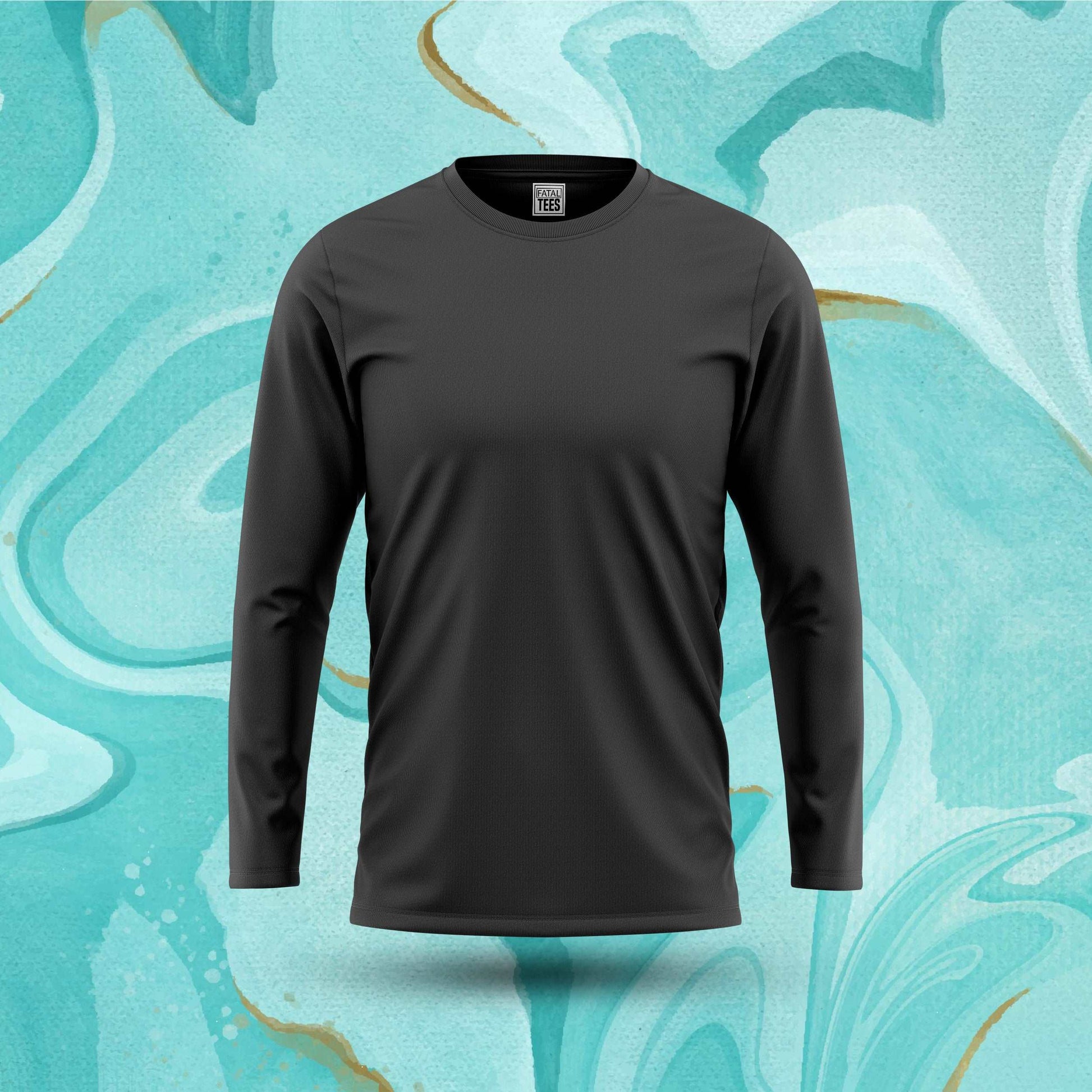 Charcoal Plain Tee Fatal Tees