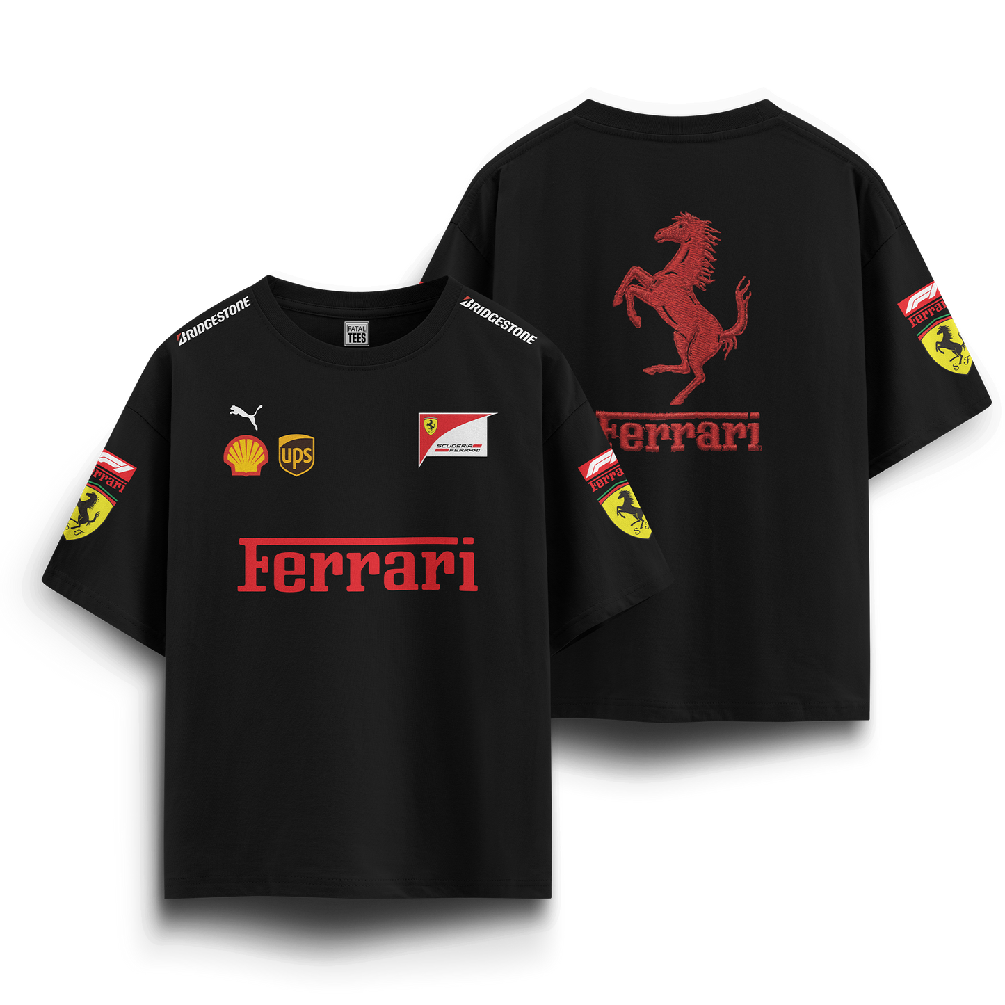 Ferrari F1 Oversize T-Shirt | Fatal Tees Racing Collection