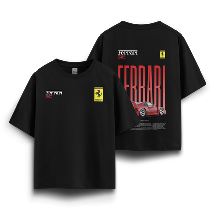 Ferrari F40 Oversize T-Shirts | Fatal Tees Racing Collection