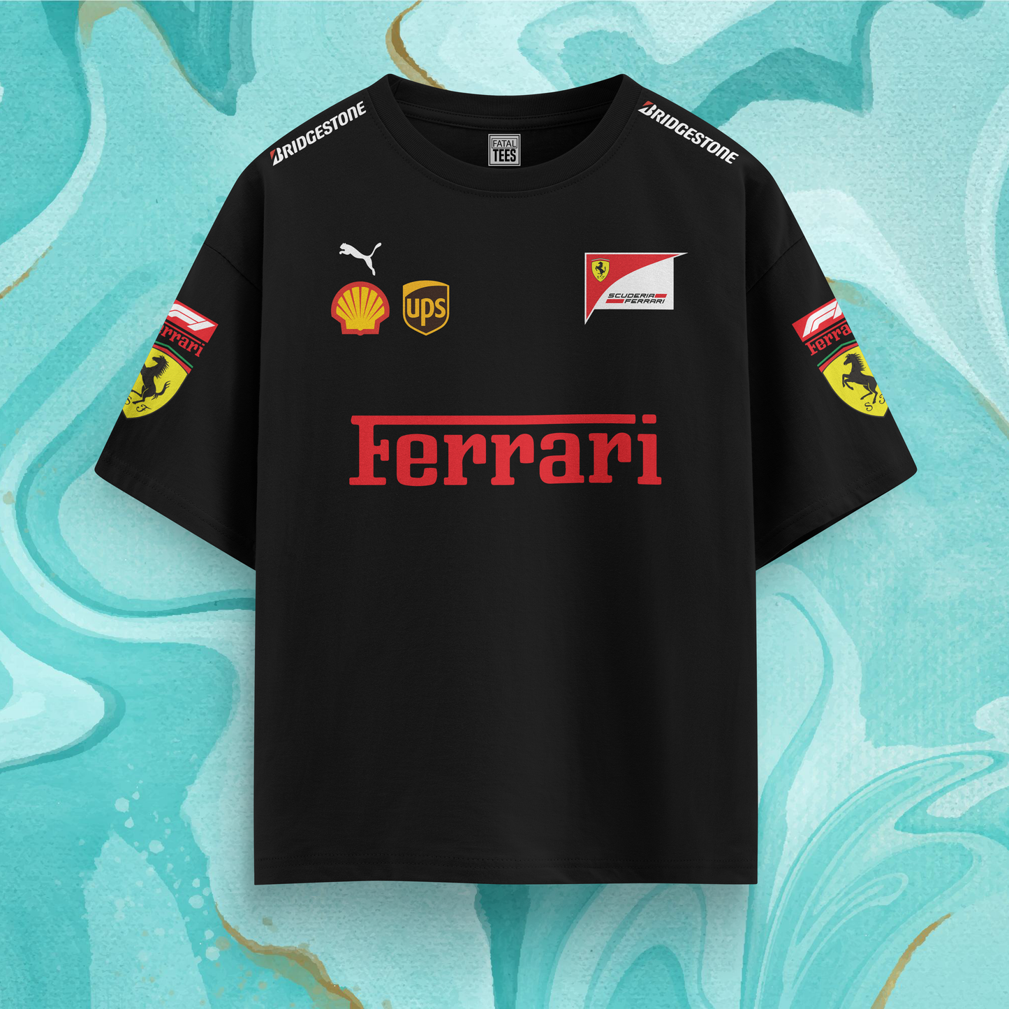 Ferrari F1 Oversize T-Shirt | Fatal Tees Racing Collection