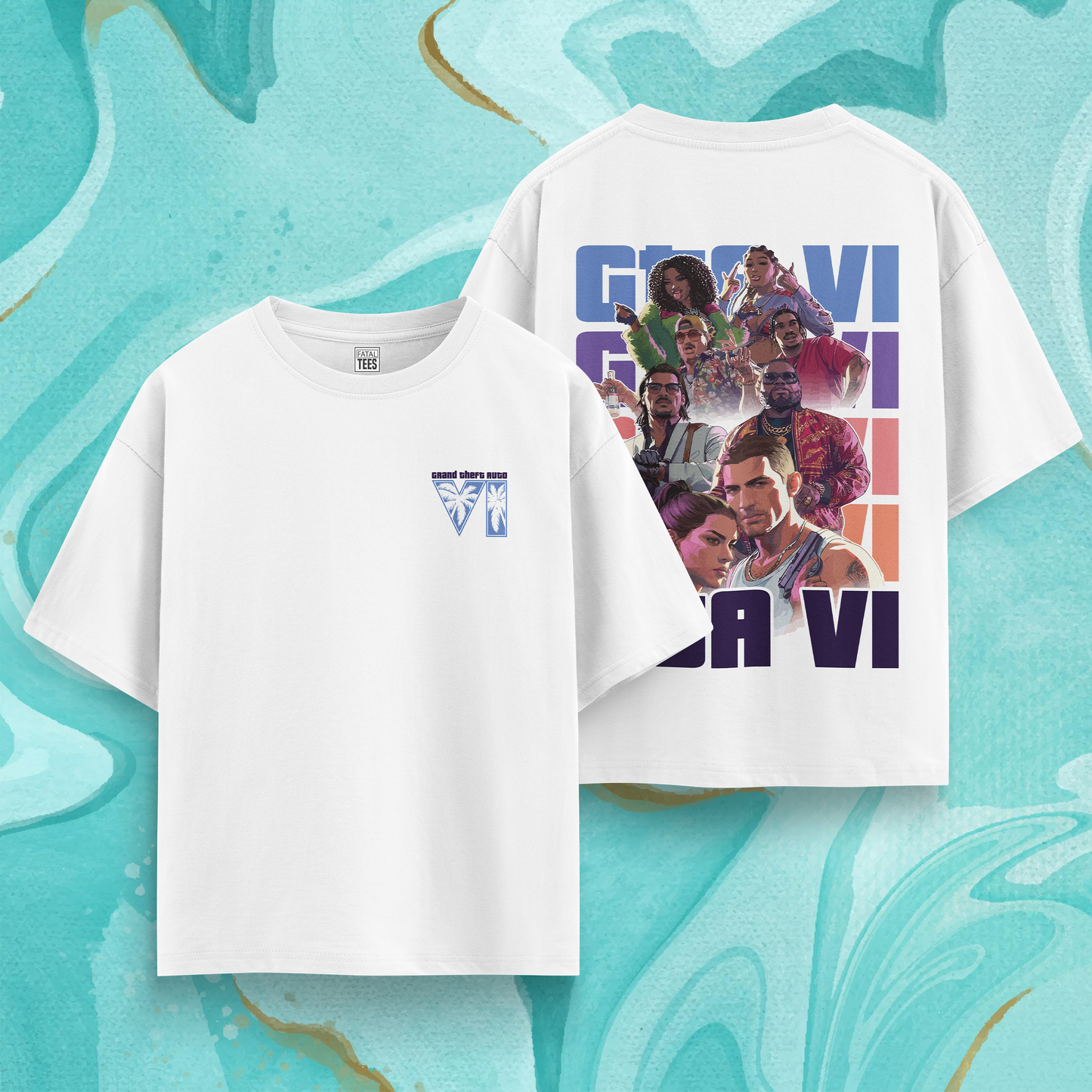 GTA VI Inspired Oversized T-Shirts