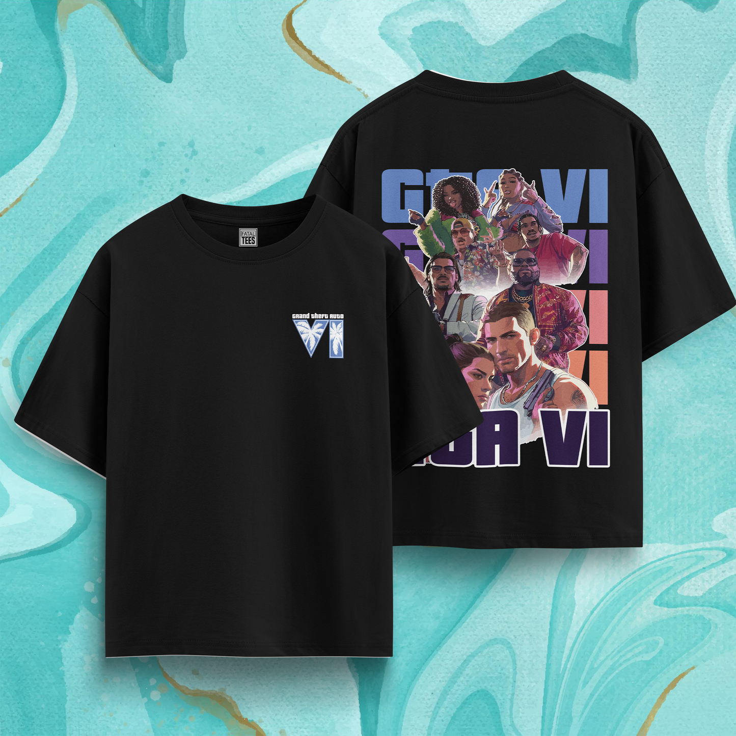 GTA VI Inspired Oversized T-Shirts