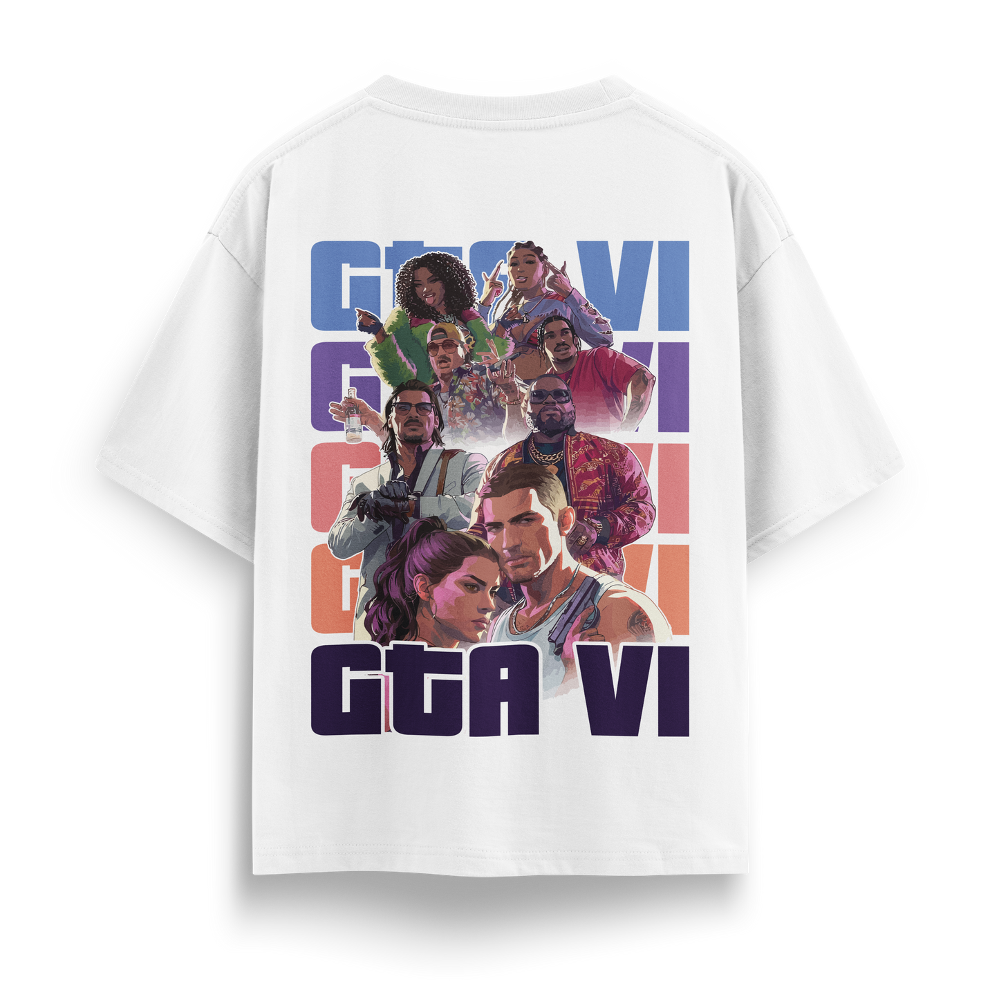 GTA VI Inspired Oversized T-Shirts
