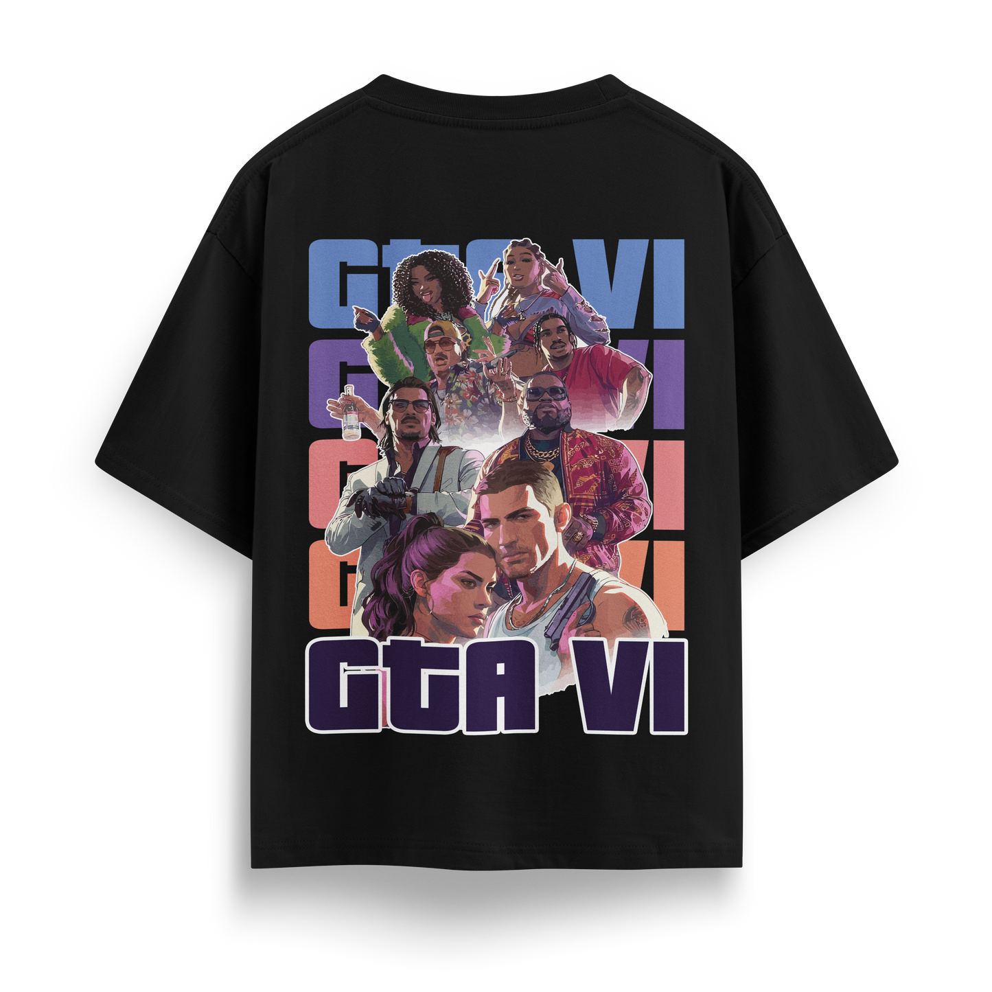GTA VI Inspired Oversized T-Shirts
