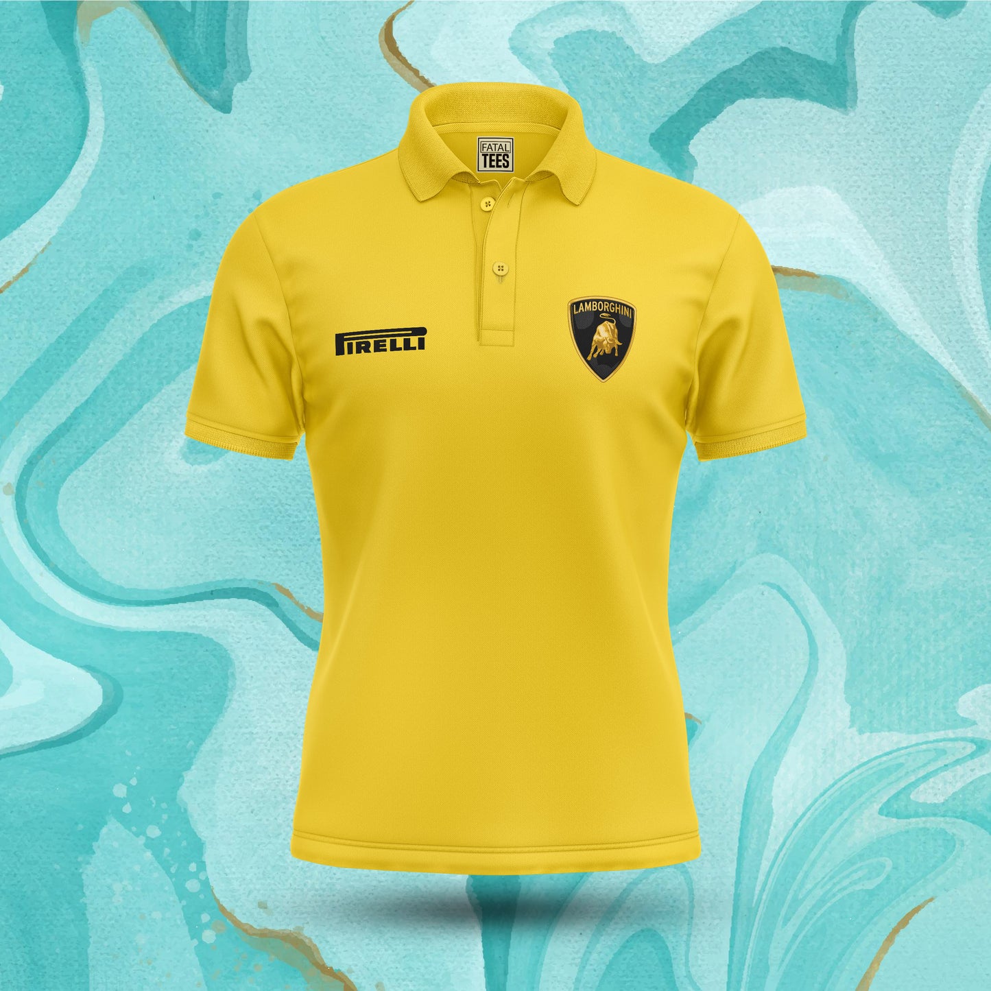 Lamborghini F1 Polo Shirt | Fatal Tees Racing Collection