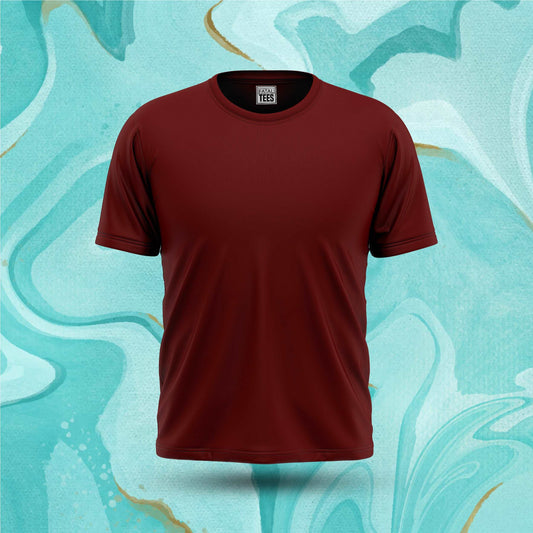 Merlot Maroon Plain Tee Fatal Tees