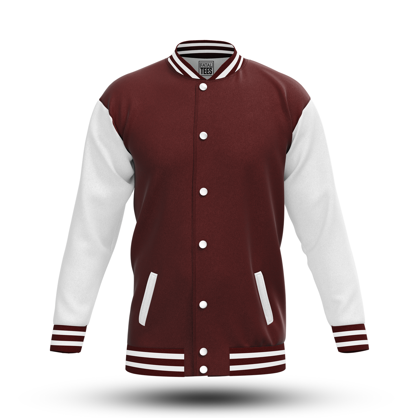 Maroon Varsity Jacket for Men & Women | Classic Style