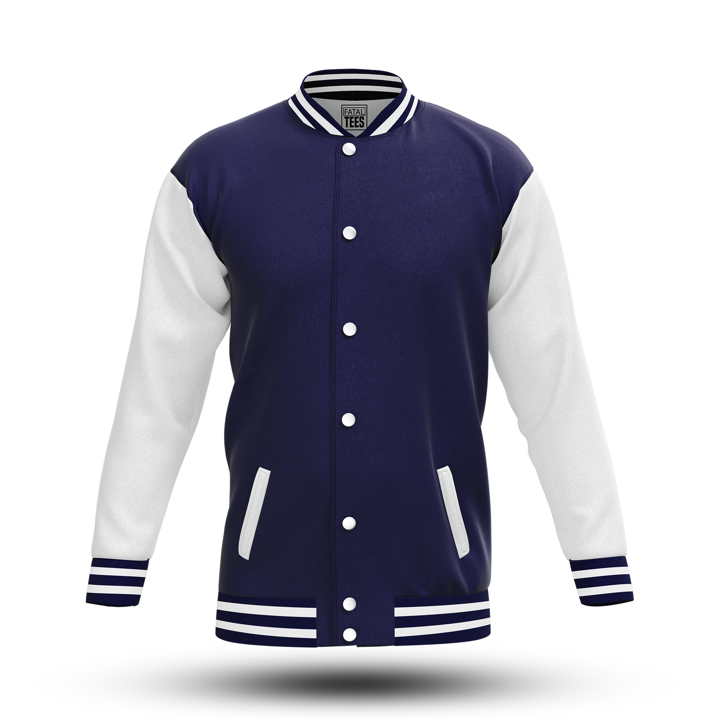 Navy Blue Varsity Jacket for Men & Women | Classic Style