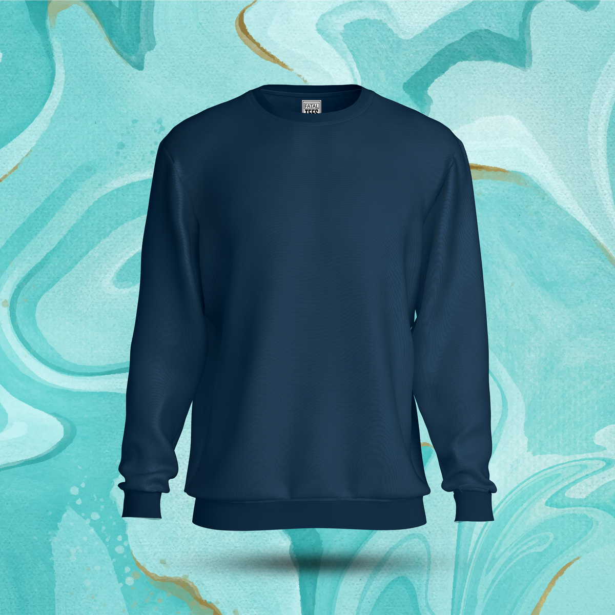Navy Blue Sweatshirt for Men & Women | Fatal Tees