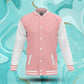 Pink Varsity Jacket for Men & Women | Classic Style